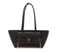 Coccinelle Cuir sac shopper Double Beat Grained Leather Handbag Fango vert foncé