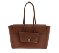 Coccinelle Cuir sac shopper sac à épaule bandoulière Double Beat Shopper Cognac brun