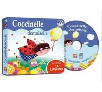 Coccinelle demoiselle Livre avec un CD audio - Collectif - Formulette Production - Livre CD - Album éveil dès la naissance CD