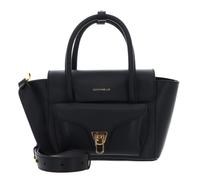 COCCINELLE Double Beat Grained Leather Handbag Noir