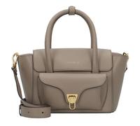 Coccinelle Double Beat Sac à bandoulière Cuir 21 cm gris