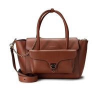 Coccinelle Double Beat Sac à bandoulière Cuir véritable 31 cm brun