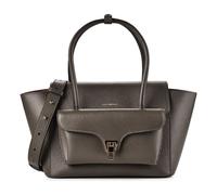 Coccinelle Double Beat Sac à bandoulière Cuir véritable 31 cm gris