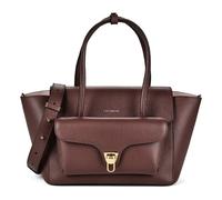 Coccinelle Double Beat Sac à bandoulière Cuir véritable 31 cm rouge