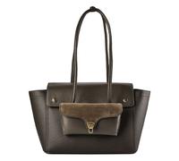 Coccinelle Double Beat Sac à bandoulière Cuir véritable 33 cm vert
