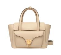 Coccinelle - Double Beat Small - Femme - Sacs - Beige - Taille: ONE Size