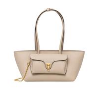 Coccinelle - Double Beat Tote - Femme - Sacs - Beige - Taille: ONE Size