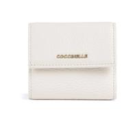 Coccinelle, Femme, Accessoires, Blanc, Taille: ONE Size Metallic Soft Mini Wallet