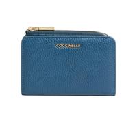 Coccinelle, Femme, Accessoires, Bleu, Taille: ONE Size Portafoglio Small Pelle grana