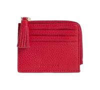 Coccinelle Cuir étui pour Carte de crédit Tassel Credit Card Holder Scarlet Rouge