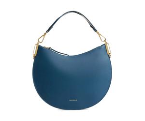 Coccinelle, Femme, Sacs, Bleu, Taille: ONE Size Sunup Handbag Double Grainy Leather