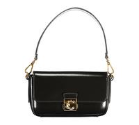 Coccinelle Cuir sac à épaule bandoulière sac à main C-Me Lock Shiny Smooth Handbag Leather Noir