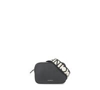 COCCINELLE Sac à épaule bandoulière noir beige en cuir pour femme - Tebe Crossover Bag S Noir 178774