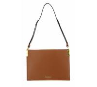 COCCINELLE Flat Shoulder Bag Noir / Caramel