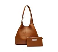 Coccinelle - Hand Grained L - Femme - Sacs - Brun - Taille: ONE Size