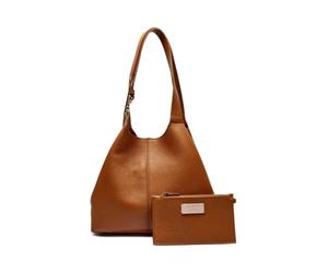 Coccinelle - Hand Grained L - Femme - Sacs - Brun - Taille: ONE Size