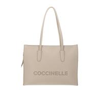 Coccinelle Myrtha Sac de shopper Cuir 36 cm beige