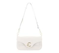 Coccinelle C-Me Sac à bandoulière Cuir véritable 26 cm blanc
