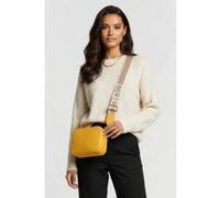 Coccinelle Leather Camera Cross Body Bag With Logo Strap In Yellow Taille: OS | Sacs en bandoulière Outlet | Femme | Jaune