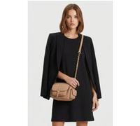 Coccinelle Leather Cross Body Bag With Chain Strap In Beige Taille: OS | Sacs en bandoulière Outlet | Femme | Marron