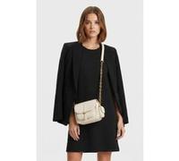 Coccinelle Leather Cross Body Bag With Chain Strap In White Taille: OS | Sacs à main Outlet | Femme | Blanche
