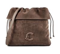 Coccinelle Lidia Sac à bandoulière Cuir véritable 34 cm brun