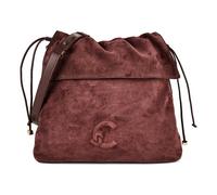 Coccinelle Lidia Sac à bandoulière Cuir véritable 34 cm rouge