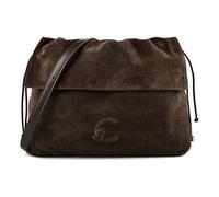 Coccinelle Lidia Sac à bandoulière Cuir véritable 40 cm brun