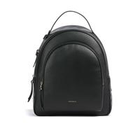 Coccinelle Malory Sac à dos noir, cuir grainé, femme