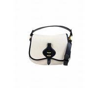 Coccinelle - Mavery Canvas Tracola c/Patta Media - Femme - Sacs - Blanc - Taille: ONE Size