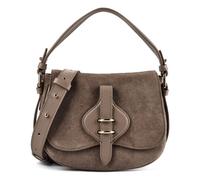 Coccinelle Mavery Sac à bandoulière Cuir véritable 22 cm brun