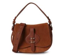 Coccinelle Sac bandoulière Mavery Cuir suédé Cognac Femme 22 cm