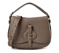 Coccinelle Mavery Sac à bandoulière Cuir véritable 27 cm gris