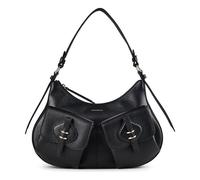 Coccinelle Mavery Sac à bandoulière Cuir véritable 35 cm noir