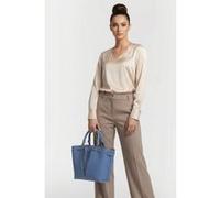 Coccinelle Medium Leather Tote Bag In Blue Taille: OS | Cabas Outlet | Femme | Bleu