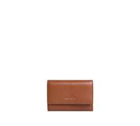 Coccinelle Porte-monnaie Metallic Soft Cuir grainé Cognac brun