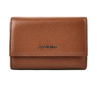 Coccinelle Porte-monnaie Metallic Soft Cuir grainé Cognac brun