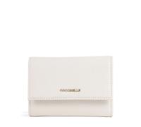 Coccinelle Metallic Soft Portefeuille blanc, cuir grainé, femme
