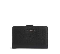 Coccinelle Metallic Soft Portefeuille noir, femme