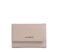 Coccinelle Metallic Soft Wallet Grainy Leather Rosette
