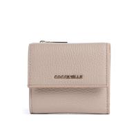 Coccinelle Metallic Soft Portefeuille nude, femme