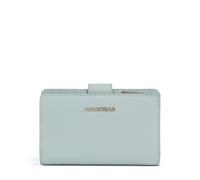 Coccinelle Metallic Soft Portefeuille pétrole, cuir de vache grainé, femme