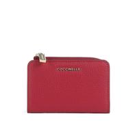 Coccinelle Metallic Soft Portefeuille rouge, femme
