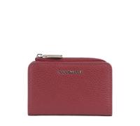 Coccinelle Metallic Soft Portefeuille rouge foncé, femme