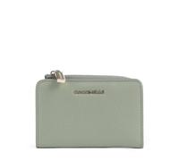 Coccinelle Metallic Soft Portefeuille vert, cuir grainé, femme