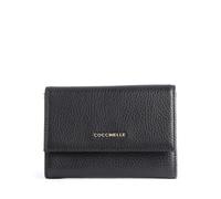 Coccinelle Metallic Soft Rfid Portefeuille noir, femme