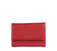 Coccinelle Metallic Soft Rfid Portefeuille rouge, femme