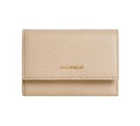 Coccinelle - Metallic Soft Wallet - Femme - Accessoires - Beige - Taille: ONE Size