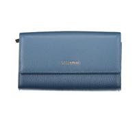 Coccinelle - Metallic Soft Wallet - Femme - Accessoires - Bleu - Taille: ONE Size