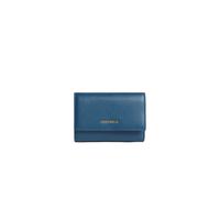 Coccinelle - Metallic Soft Wallet - Femme - Accessoires - Bleu - Taille: ONE Size